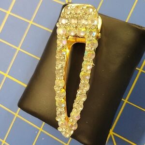 La Ti Da Handmade Creations Rhinestone Encrusted Hair 3" Clip